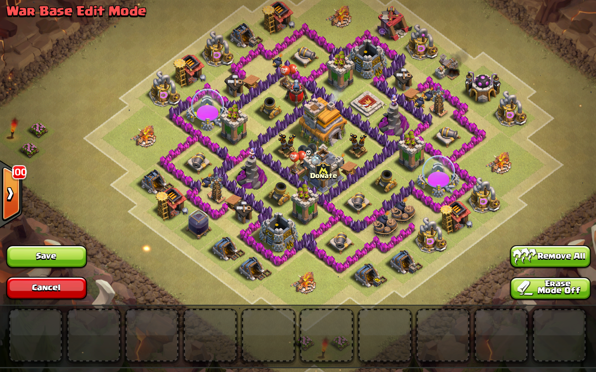 EXAMPLES OF Good TH7 war bases.